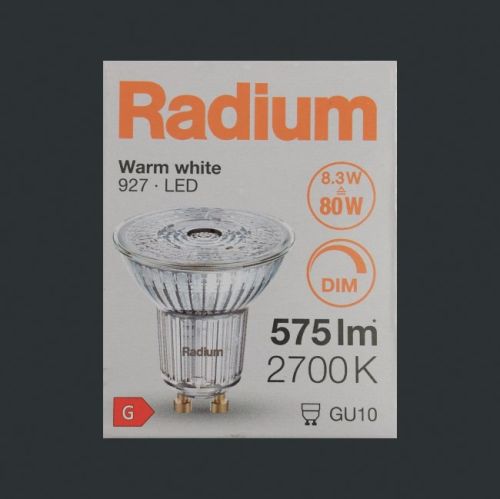 LED GU10 927 dim. 575lm