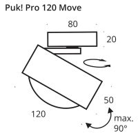 PUK! Pro 120 Move - ni/matt